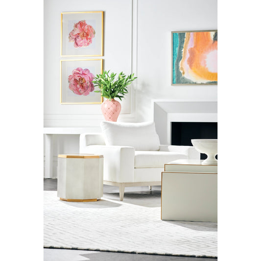 Blossomed Peony II by Chelsea House in gold. Made from unique in a modern style.