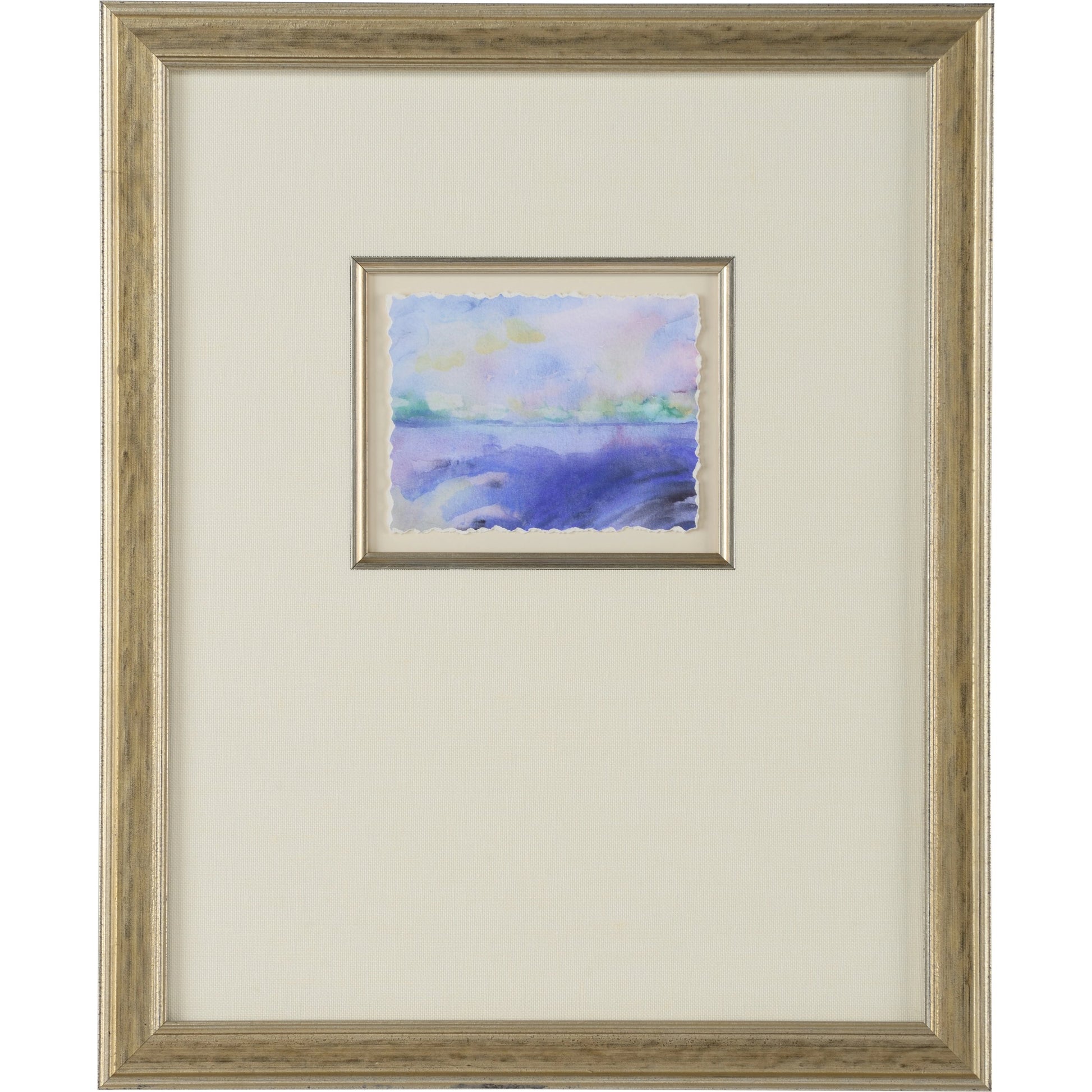 Views of South France II by Chelsea House in silver. Made from unique in a coastal style.