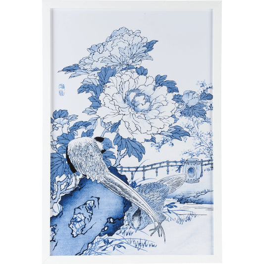 Blue and White Asian Garden II by Chelsea House. Made from unique in a modern style.