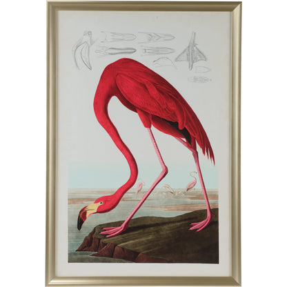 American Flamingo by Chelsea House in gold. Made from unique in a modern style.