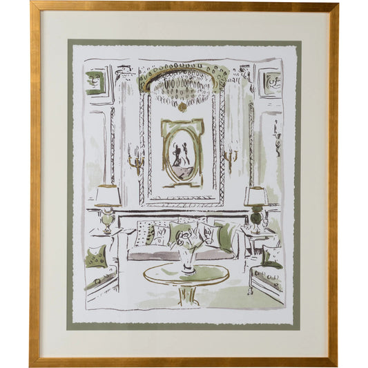 The Vintage Room III by Chelsea House in green. Made from unique in a unique style.