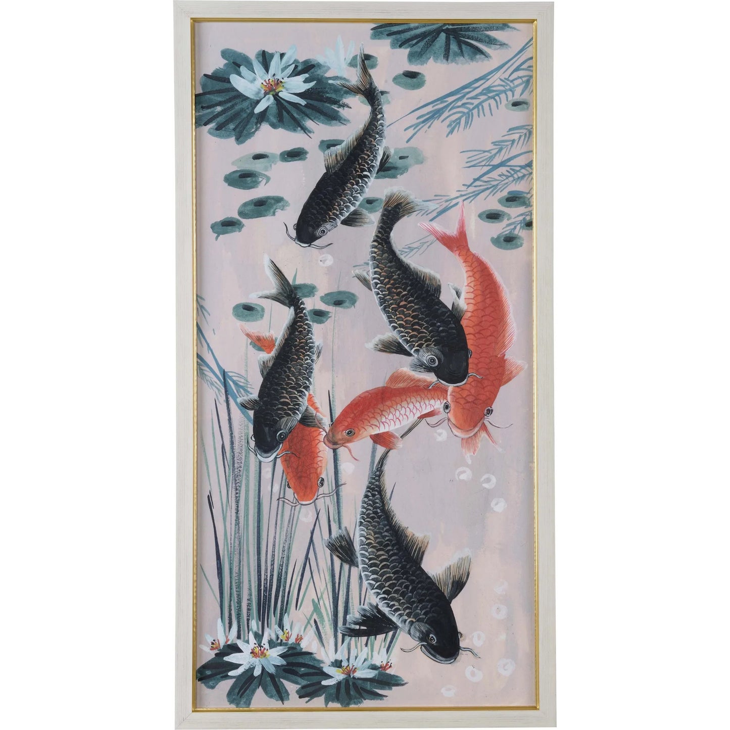 001 SI-2335036 | Primary Silo | Traditional Koi Pond II by Chelsea House in blue and giclee print. Made from unique in a traditional style.