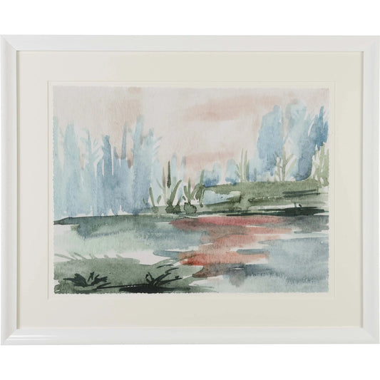 Watercolor View by Chelsea House in blue. Made from unique in a unique style.