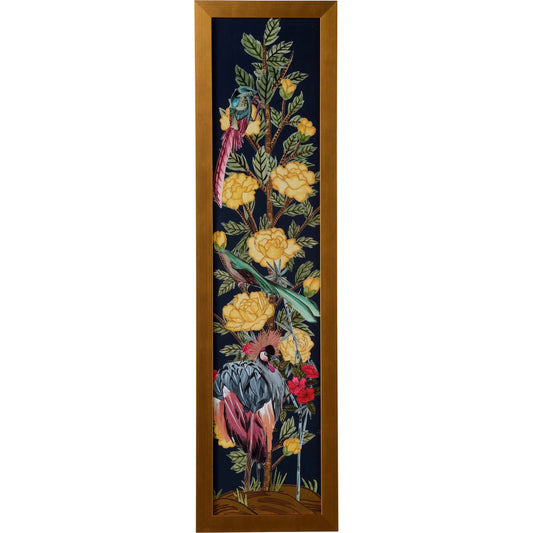 Chinese Peonies I by Chelsea House in black. Made from unique in a unique style.