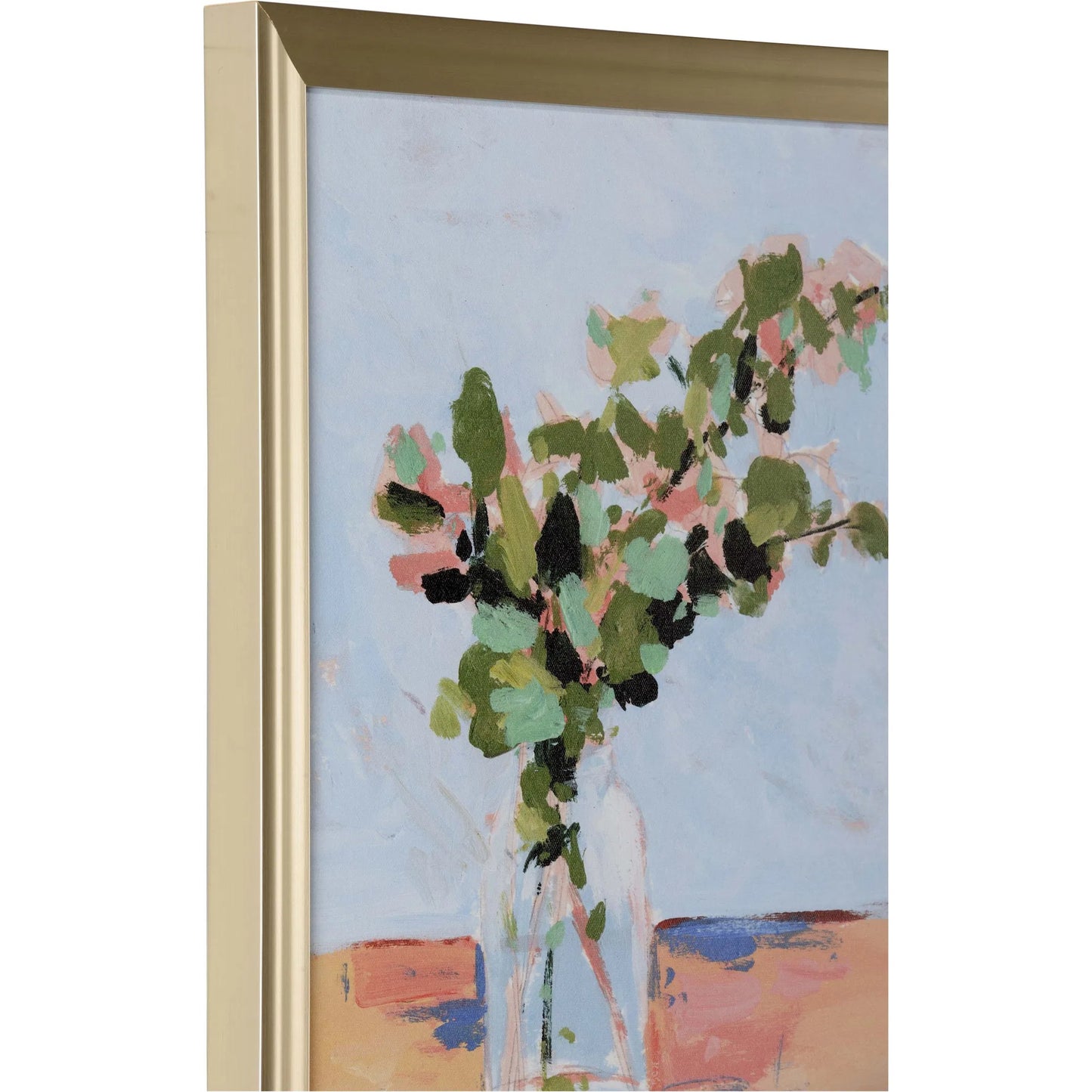 002 SI-2334706 | Closeup | Baby Blue Eucalyptus II by Chelsea House in green and canvas. Made from unique in a eclectic & global style.