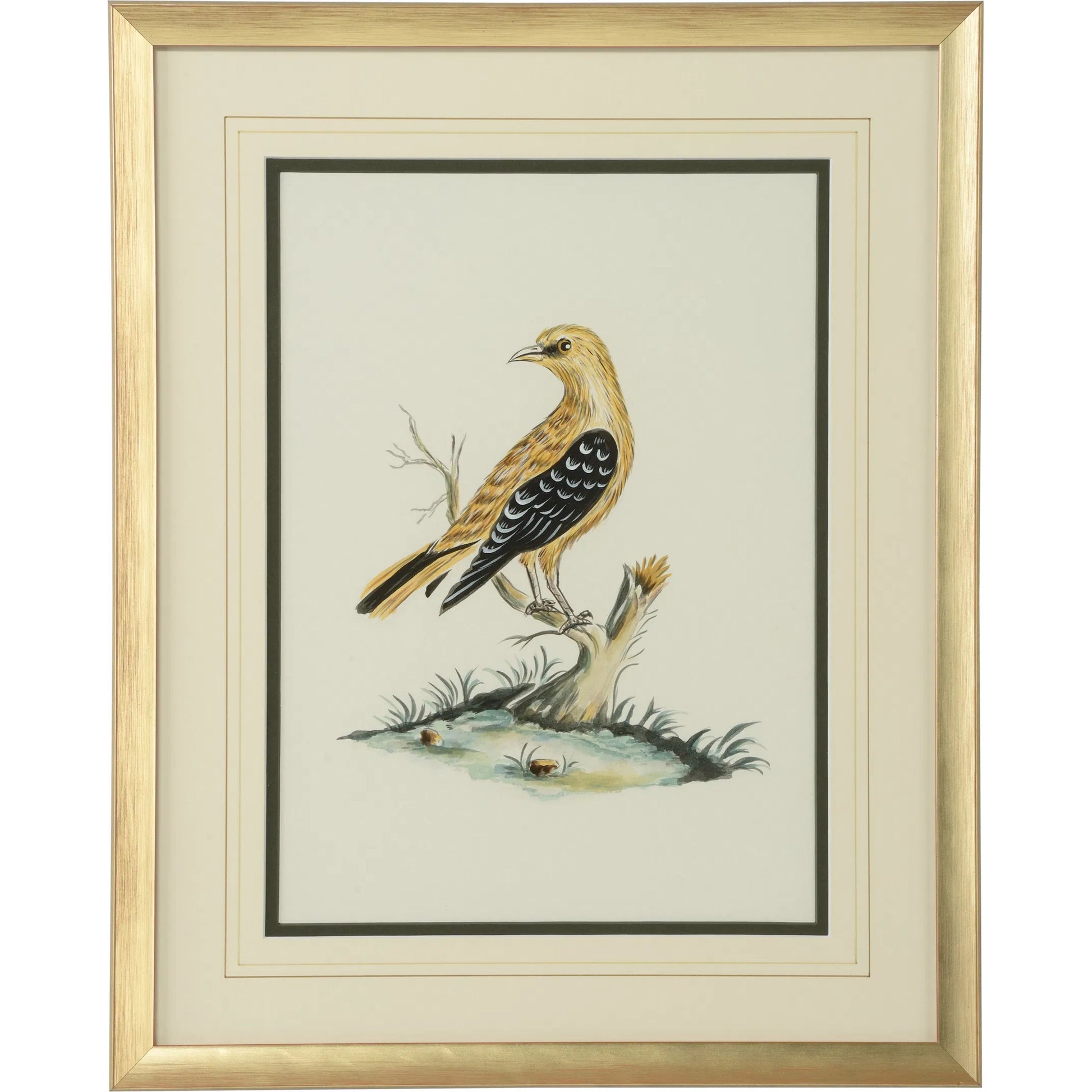 Cain Birds A by Chelsea House in white, cream and champagne. Made from unique in a traditional style.