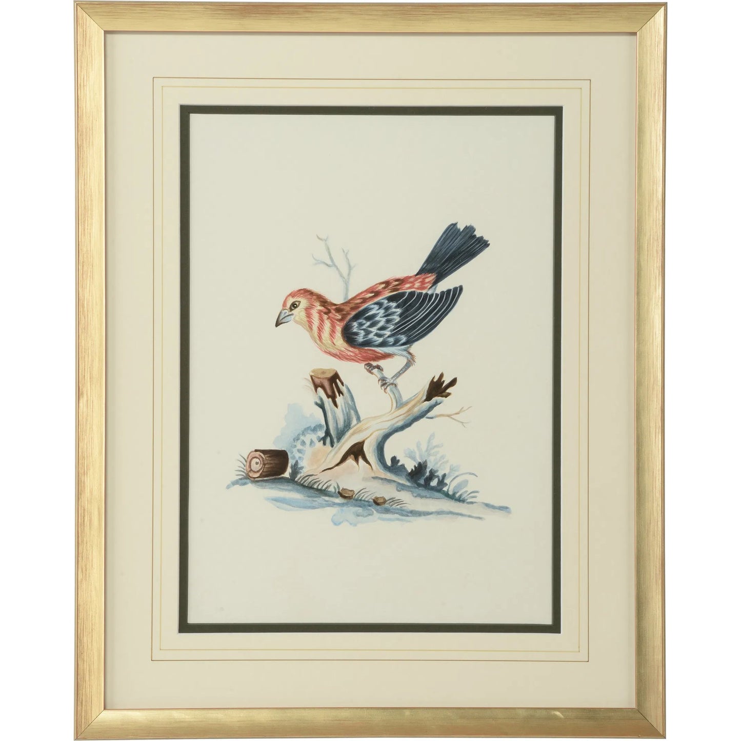 001 SI-2334749 | Primary Silo | Cain Birds D by Chelsea House in white, cream and champagne. Made from unique in a traditional style.