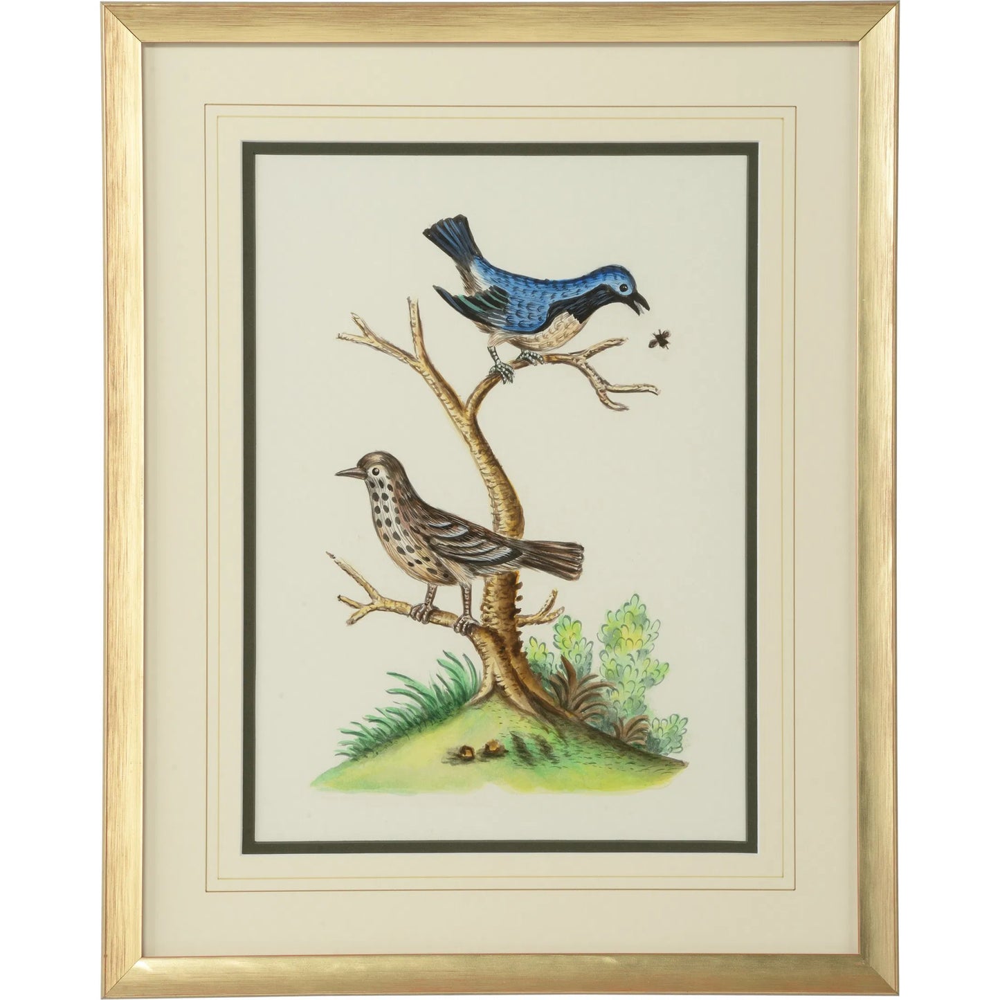 001 SI-2334750 | Primary Silo | Cain Birds E by Chelsea House in white, cream and champagne. Made from unique in a traditional style.