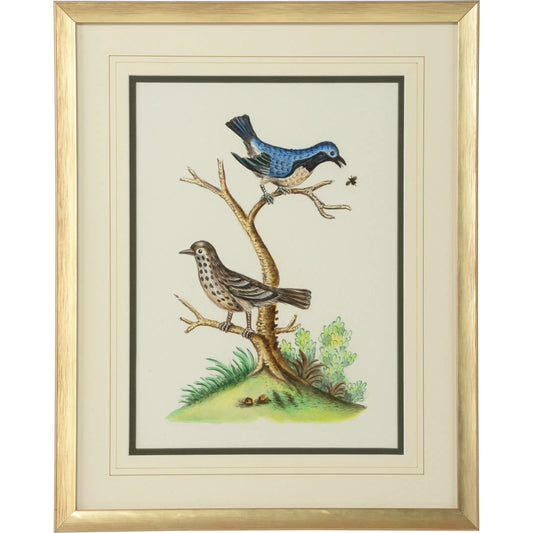 Cain Birds E by Chelsea House in white, cream and champagne. Made from unique in a unique style.