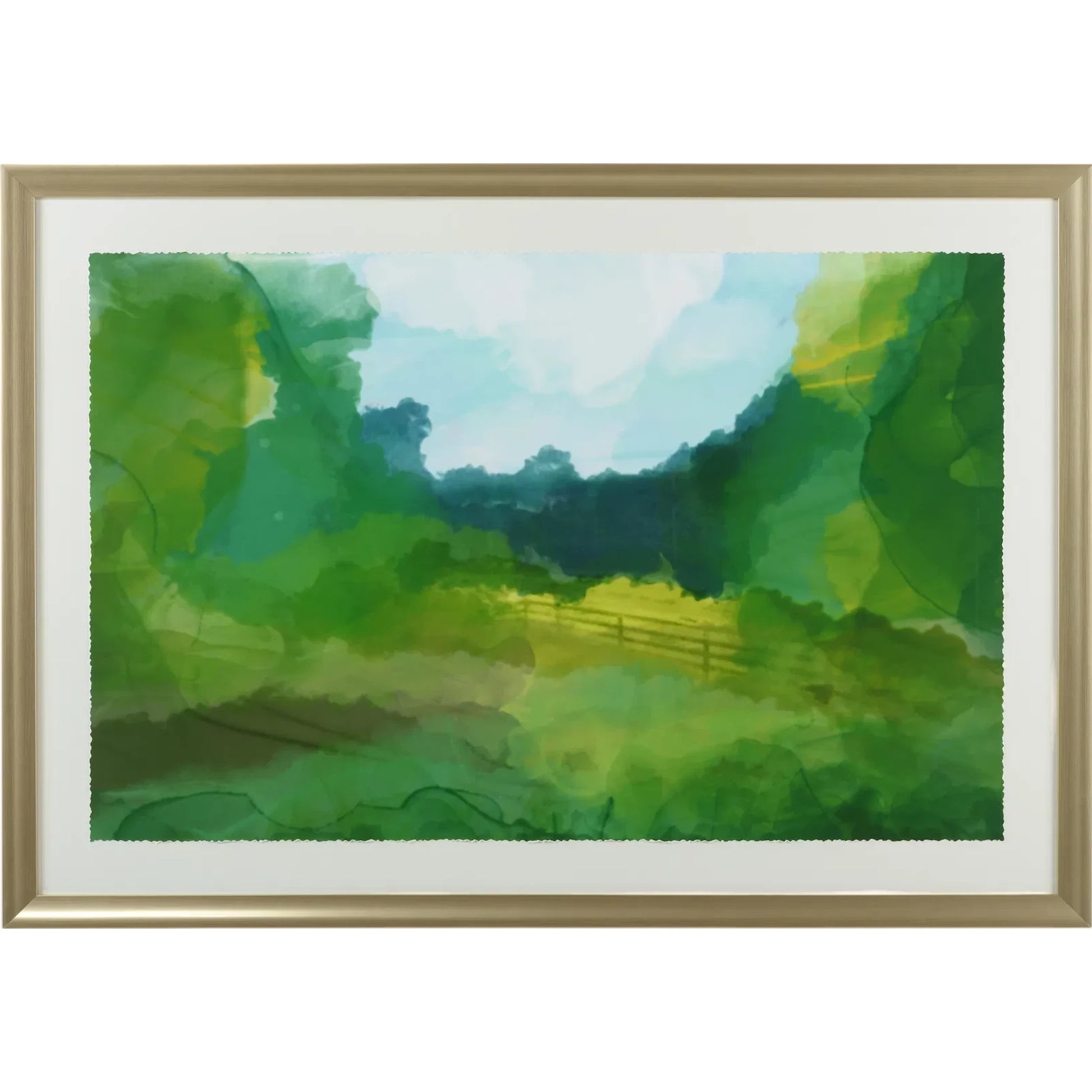 Horse Farm by Chelsea House in green, gold and gold. Made from unique in a eclectic & global style.