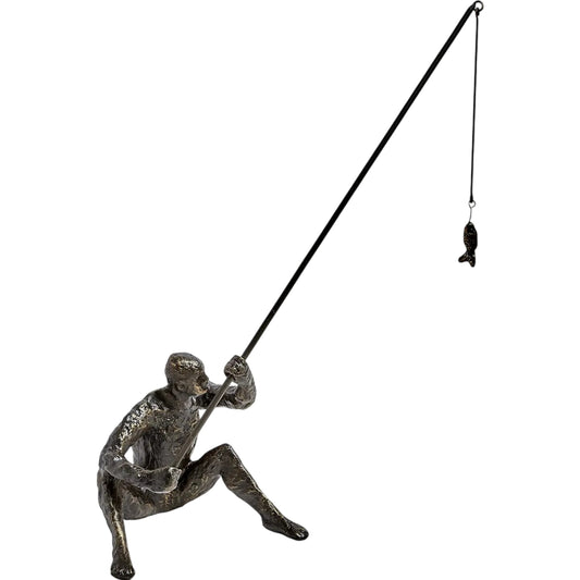 Reel It in by Global Views in bronze. Made from iron in a coastal style.
