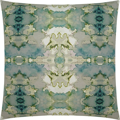 Orbach Throw Pillow by DV Kap Home in turquoise/teal. Made from 100% cotton in a modern style.