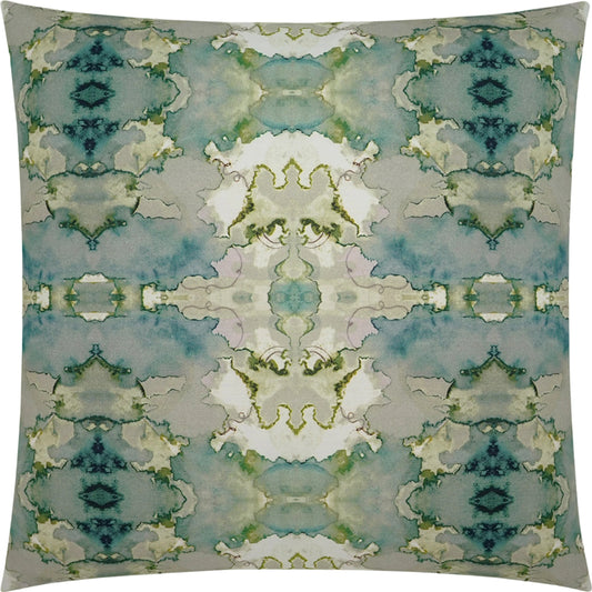 Orbach Throw Pillow by DV Kap Home in turquoise/teal. Made from 100% cotton in a modern style.
