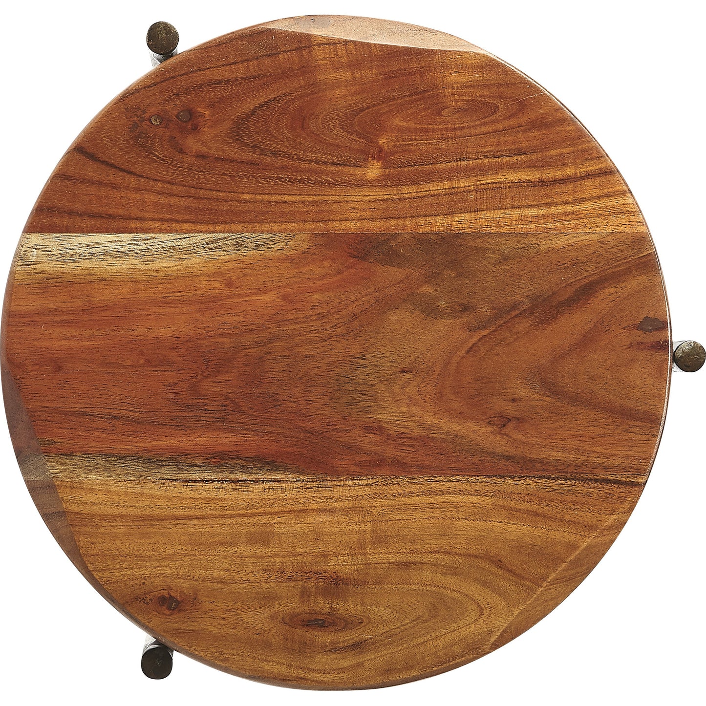 003 S-242559 | Closeup | Brisbane Live Edge Accent Table by Butler Specialty Company in multi-color and industrial chic. Made from acacia wood solids, iron in a cottage & farmhouse style.