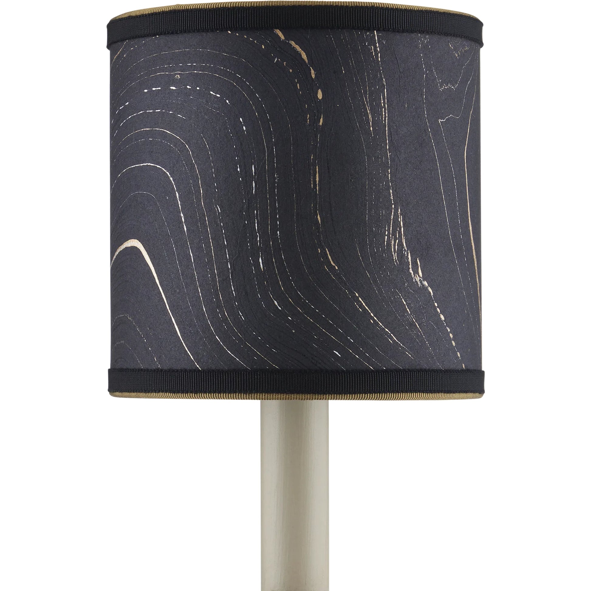 Marble Paper Drum Chandelier Shade by Currey and Company. Made from paper in a modern style.