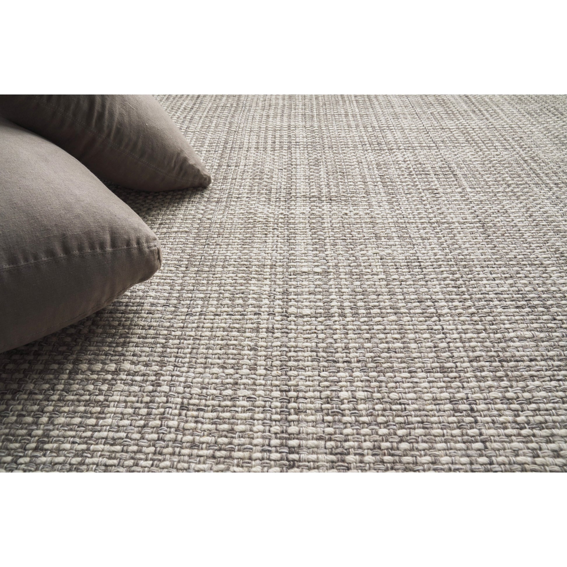 Ferrus Rug - Gray, Brown, Ivory by Exquisite Rugs in gray, brown, ivory. Made from polyester, wool, cotton in a unique style.