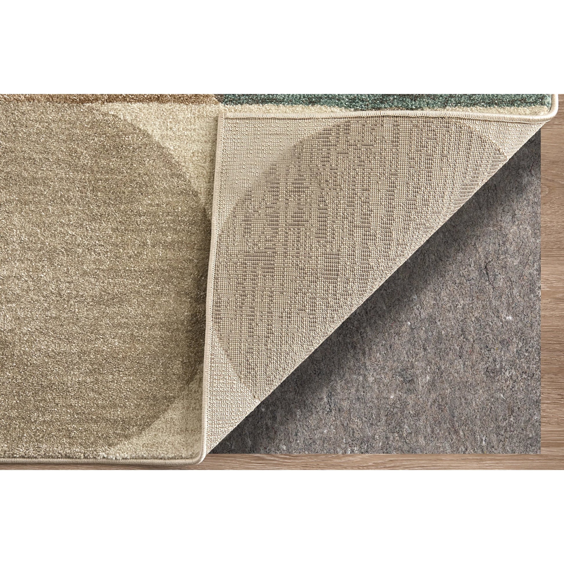 Eden Color Block EDN39QUF Rug by Feizy in ivory, brown, blue. Made from polypropylene in a unique style.