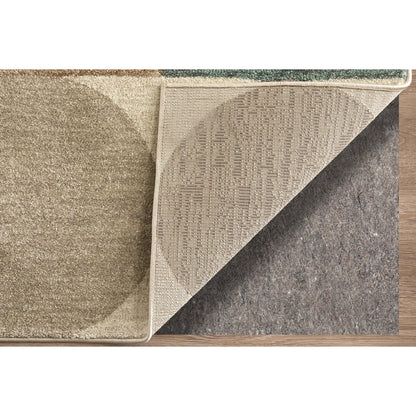 Eden Color Block EDN39QUF Rug by Feizy in ivory, brown, blue. Made from polypropylene in a unique style.
