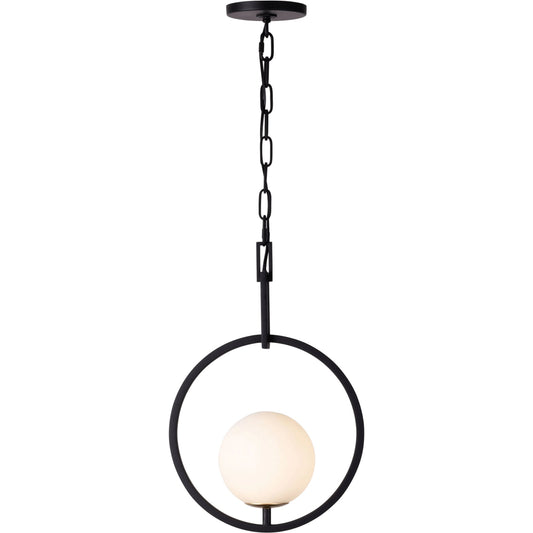 Stopwatch Pendant by Varaluz in matte black/french gold. Made from unique in a modern style.