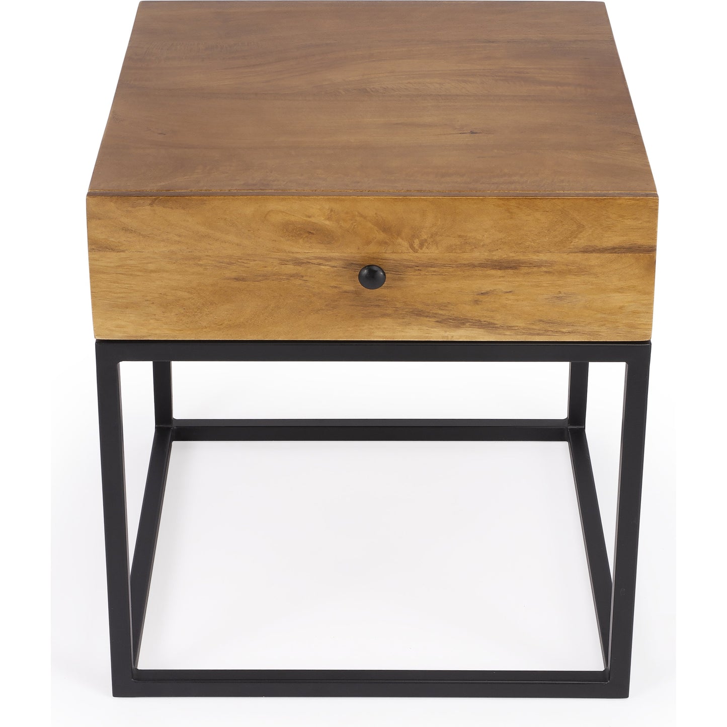 006 S-242580 | Additional Silo | Brixton Iron & Wood End Table by Butler Specialty Company in multi-color and industrial chic. Made from mango wood solids, mdf, iron in a cottage & farmhouse style.