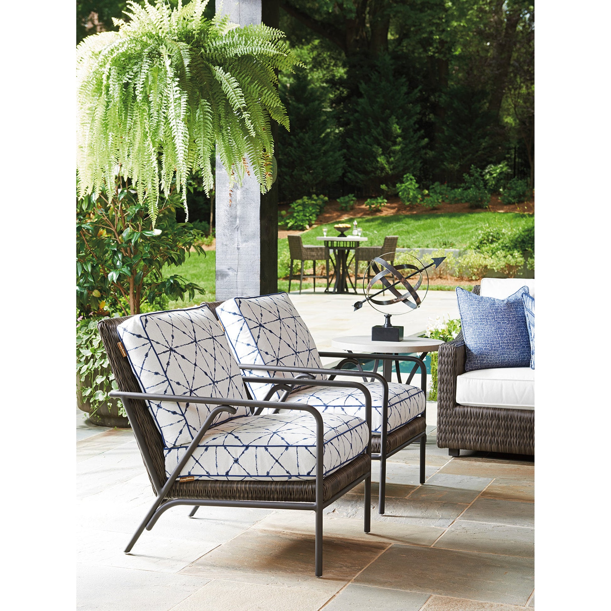 Cypress Point Ocean Terrace Occasional Chair by Tommy Bahama Outdoor in gray. Made from unique in a modern style.