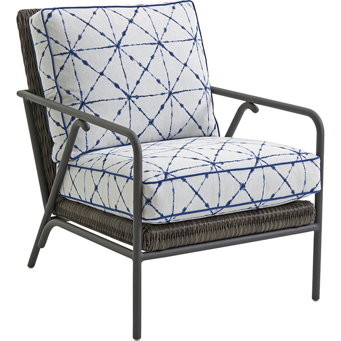 001 SR-836705 | Primary Silo | Cypress Point Ocean Terrace Occasional Chair by Tommy Bahama Outdoor in gray. Made from unique in a modern style.