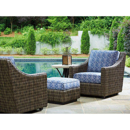 Cypress Point Ocean Terrace Ottoman by Tommy Bahama Outdoor. Made from unique in a coastal style.