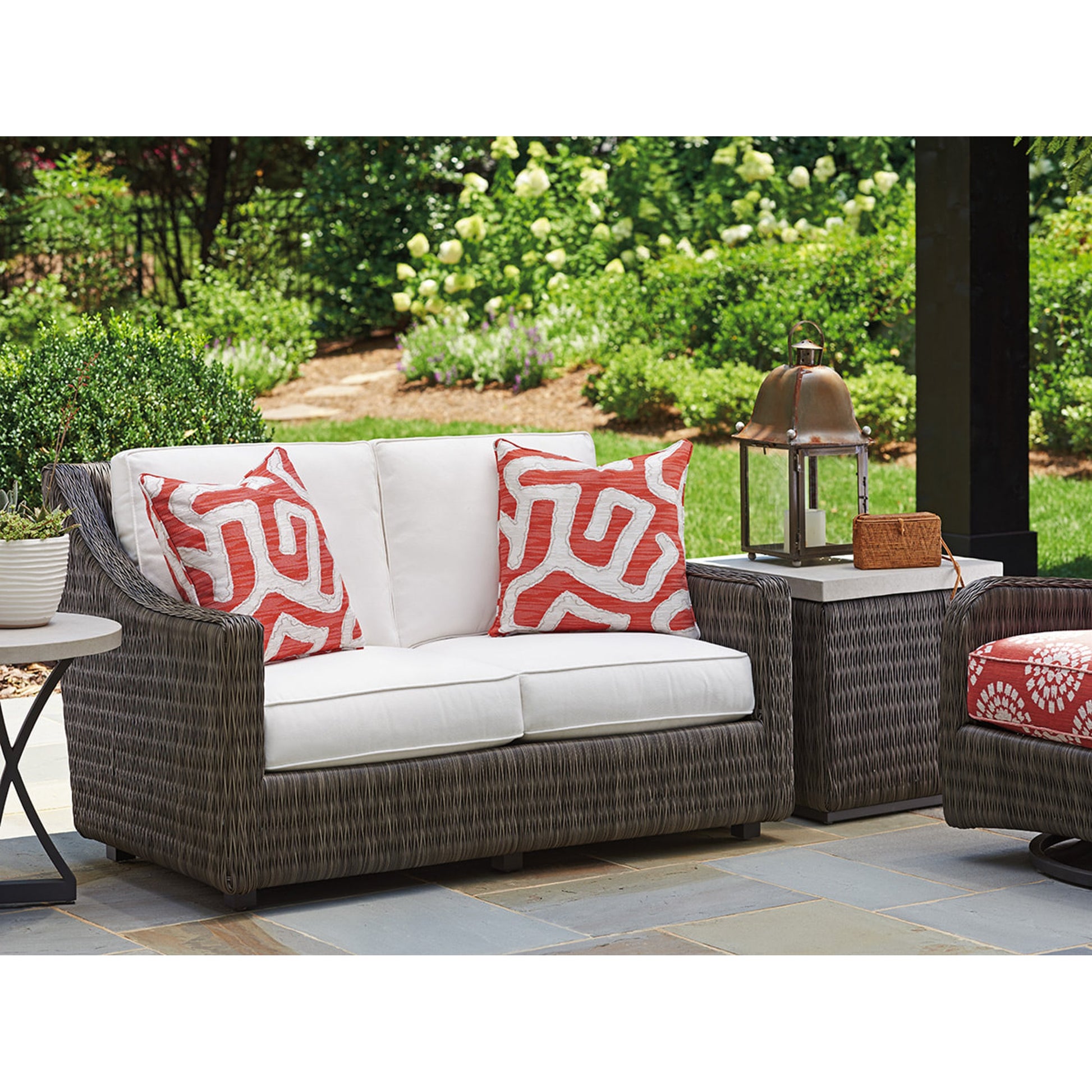 Cypress Point Ocean Terrace Square End Table by Tommy Bahama Outdoor. Made from unique in a coastal style.
