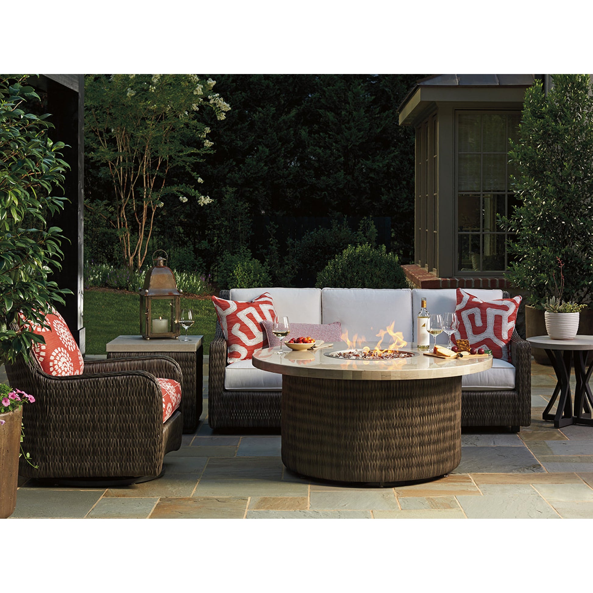 Cypress Point Ocean Terrace Side Table by Tommy Bahama Outdoor. Made from unique in a modern style.