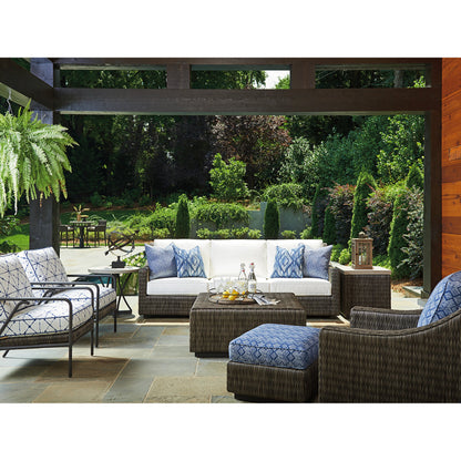 Cypress Point Ocean Terrace Occasional Chair by Tommy Bahama Outdoor in gray. Made from unique in a modern style.