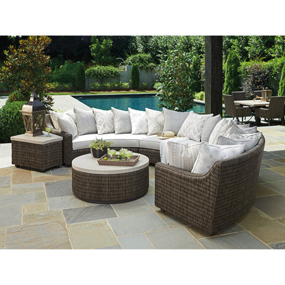 Cypress Point Ocean Terrace Accent Table by Tommy Bahama Outdoor. Made from unique in a coastal style.