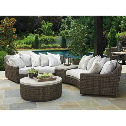 Cypress Point Ocean Terrace Accent Table by Tommy Bahama Outdoor. Made from unique in a coastal style.