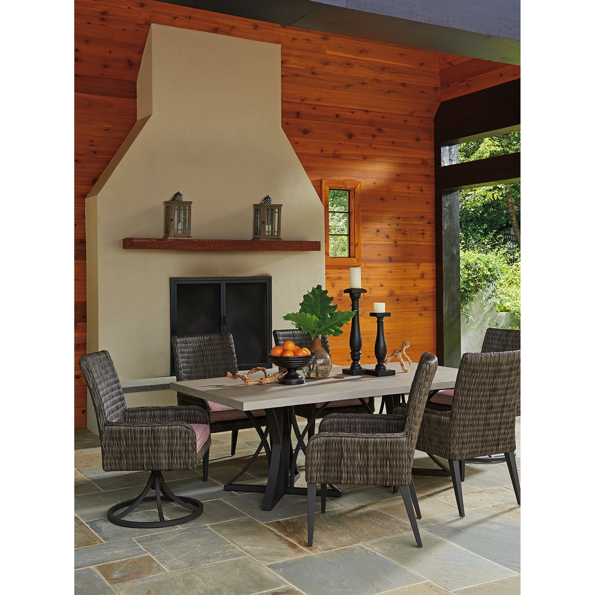 Cypress Point Ocean Terrace Arm Dining Chair by Tommy Bahama Outdoor. Made from unique in a coastal style.