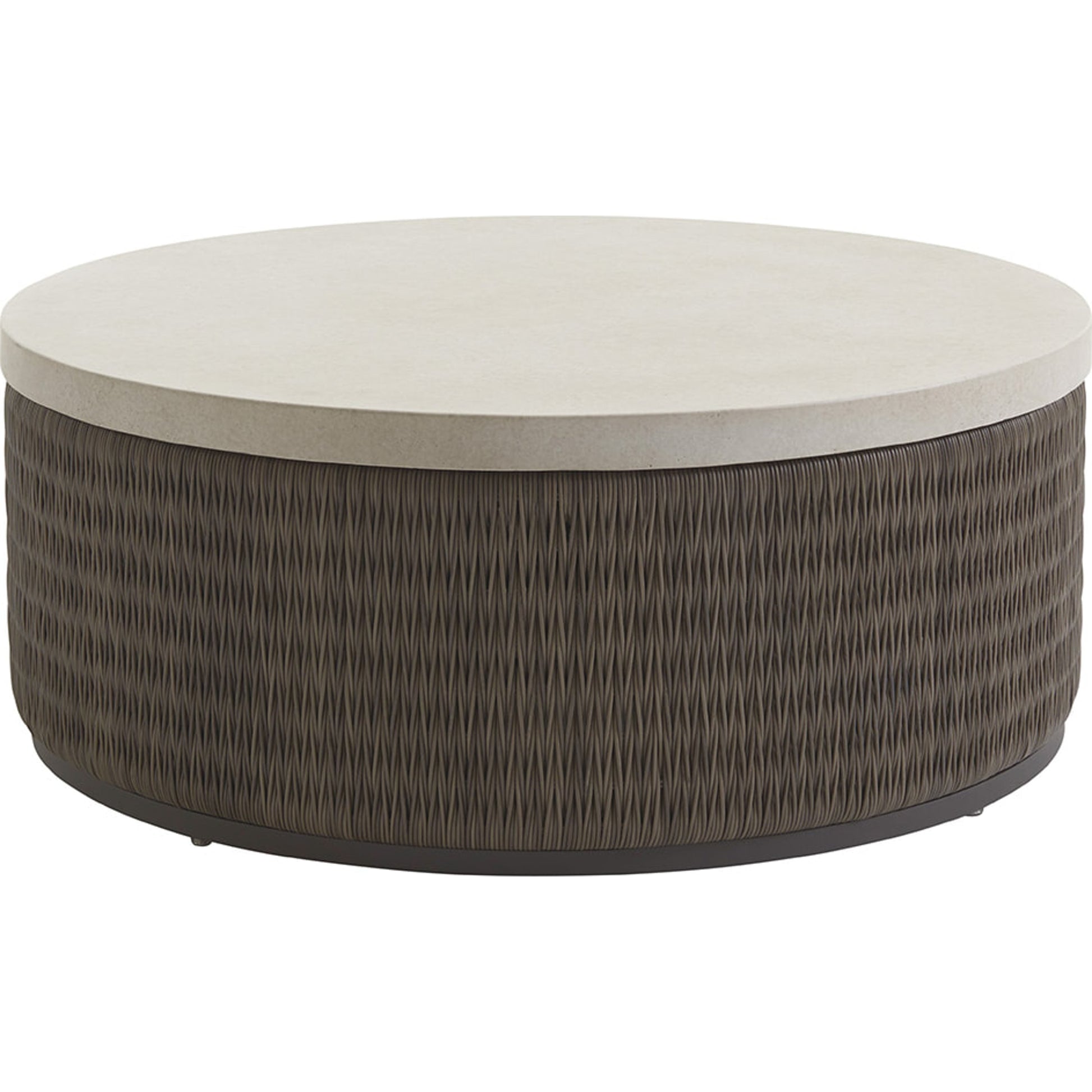 Cypress Point Ocean Terrace Round Cocktail Table by Tommy Bahama Outdoor. Made from unique in a coastal style.