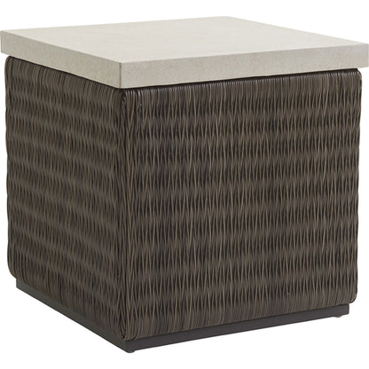 Cypress Point Ocean Terrace Square End Table by Tommy Bahama Outdoor. Made from unique in a coastal style.