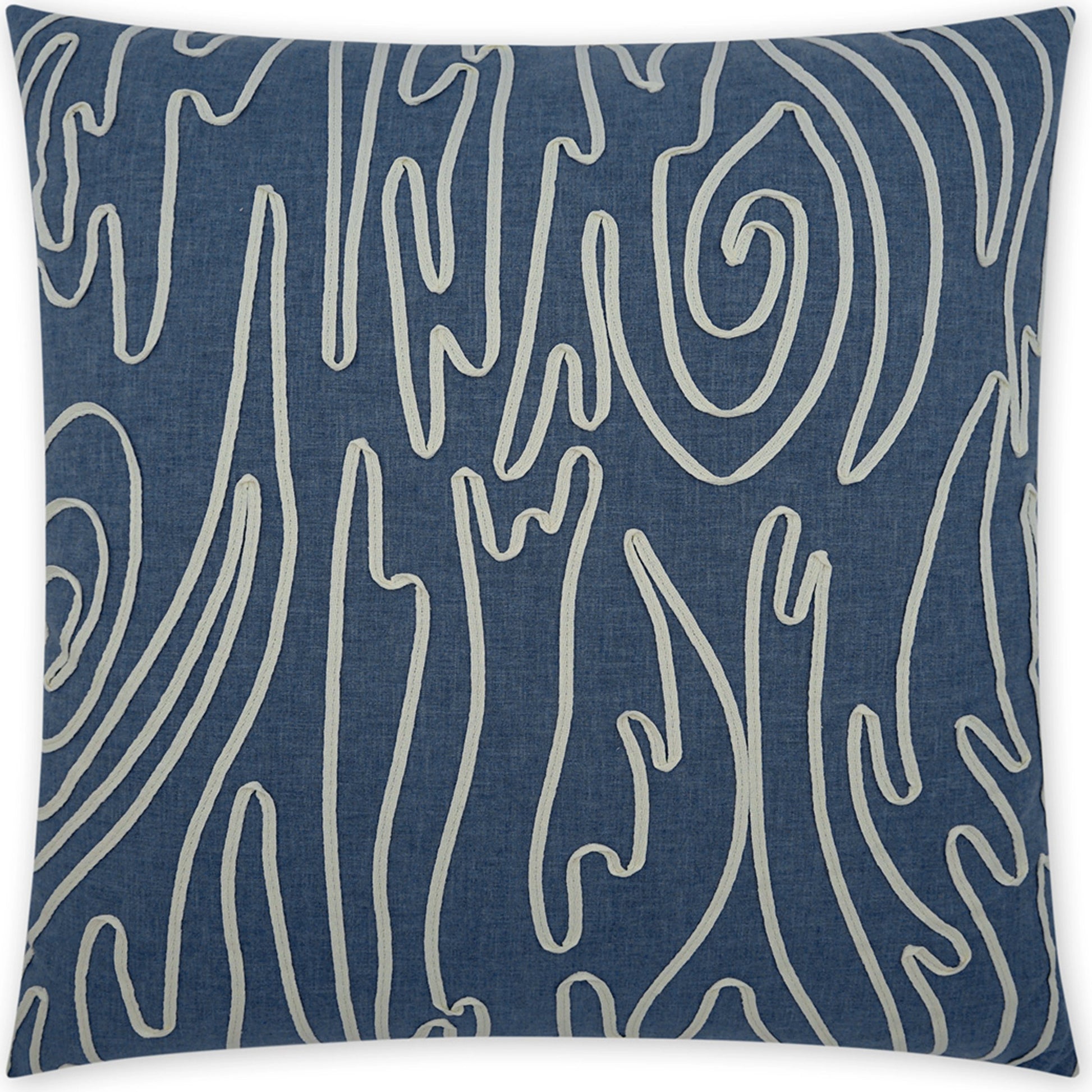 Swindler Throw Pillow by DV Kap Home. Made from 52% recycled polyester, 48% cotton in a modern style.