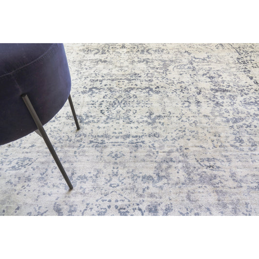 Cassina Rug - Gray, Ivory by Exquisite Rugs in gray/ivory. Made from ivory in a unique style.