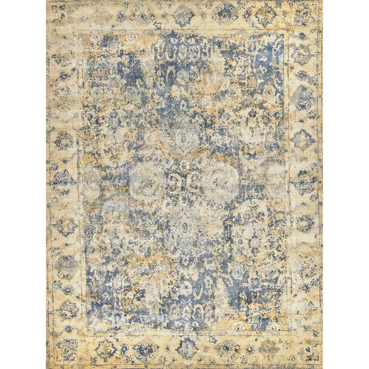 Cassina Rug - Blue, Beige by Exquisite Rugs in blue/beige. Made from unique in a unique style.