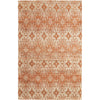 Orange, Ivory, Tan / 5' x 8'