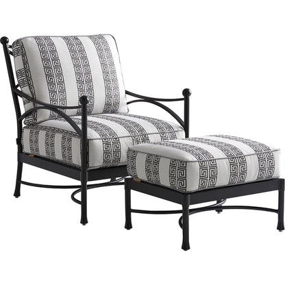 Pavlova Lounge Chair by Tommy Bahama Outdoor. Made from aluminum, fabric in a transitional style.