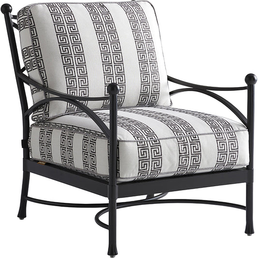 Pavlova Lounge Chair by Tommy Bahama Outdoor in white, graphite. Made from unique in a transitional style.
