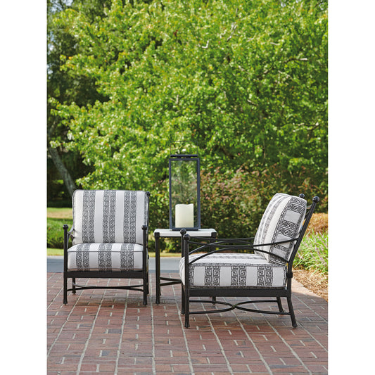 Pavlova Lounge Chair by Tommy Bahama Outdoor in white, graphite. Made from unique in a transitional style.