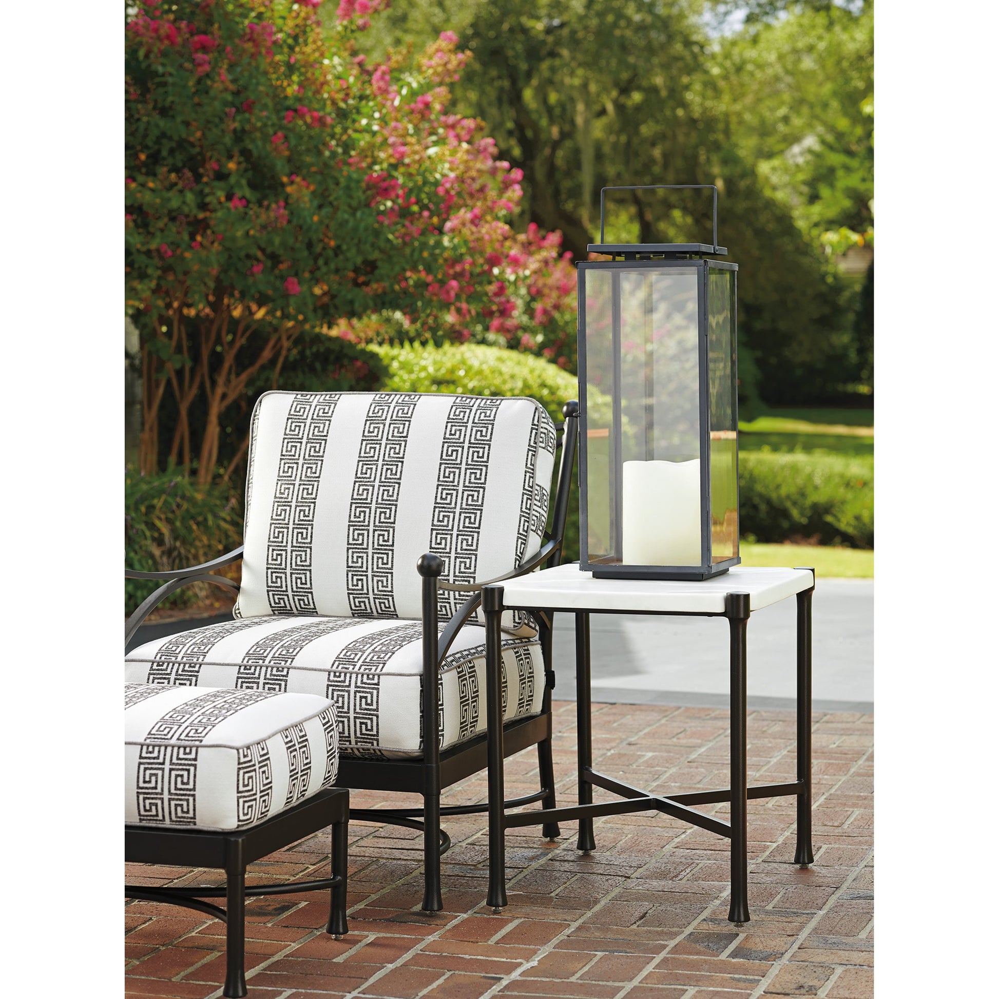 Pavlova Rectangular End Table by Tommy Bahama Outdoor. Made from unique in a modern style.