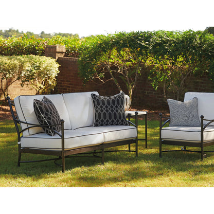 Pavlova Lounge Chair by Tommy Bahama Outdoor. Made from aluminum, fabric in a transitional style.