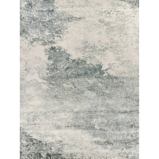 Cassina Rug by Exquisite Rugs in dark gray, gray. Made from bamboo silk in a unique style.