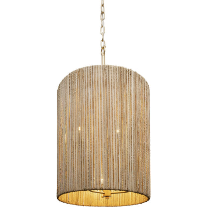 Jacob's Ladder Foyer Pendant by Varaluz in french gold. Made from unique in a modern style.