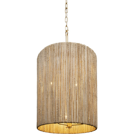 Jacob's Ladder Foyer Pendant by Varaluz in french gold. Made from unique in a modern style.
