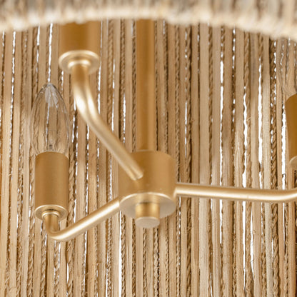 Jacob's Ladder Foyer Pendant by Varaluz in french gold. Made from unique in a modern style.