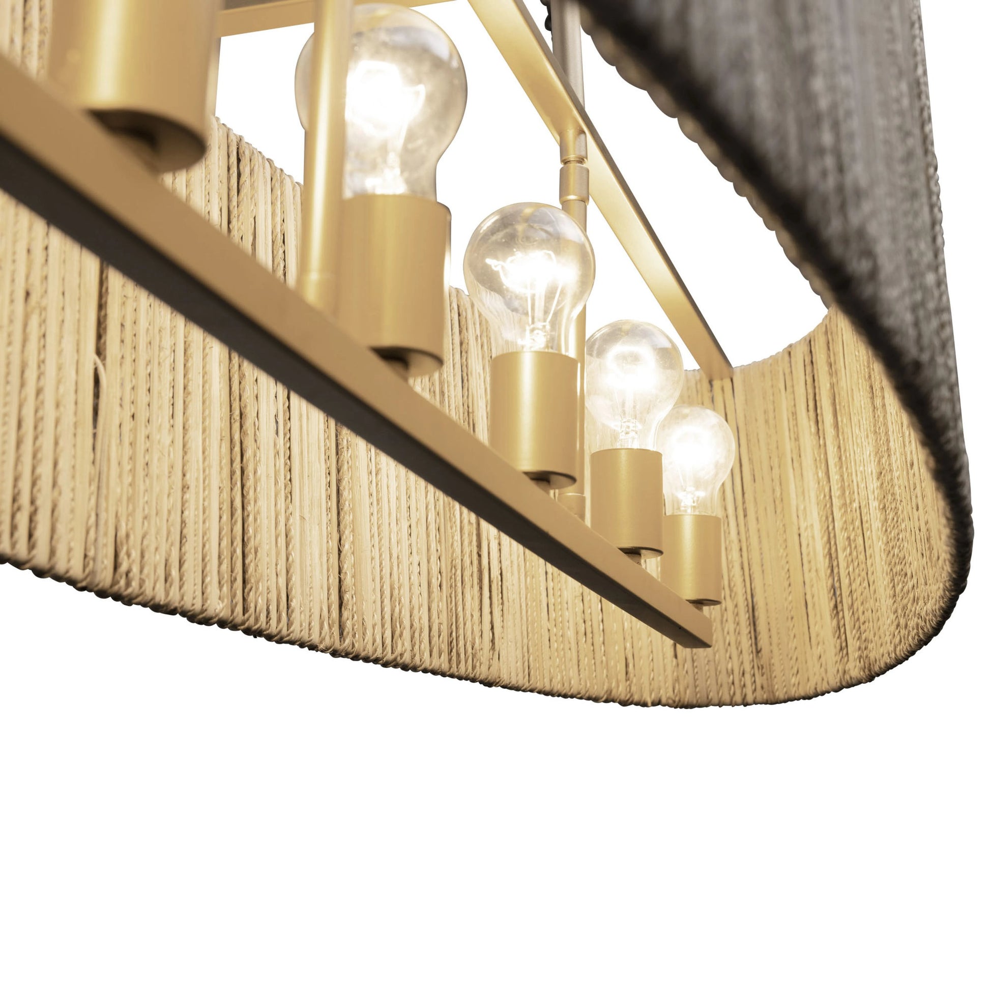 Jacob's Ladder Linear Pendant by Varaluz in french gold. Made from unique in a modern style.