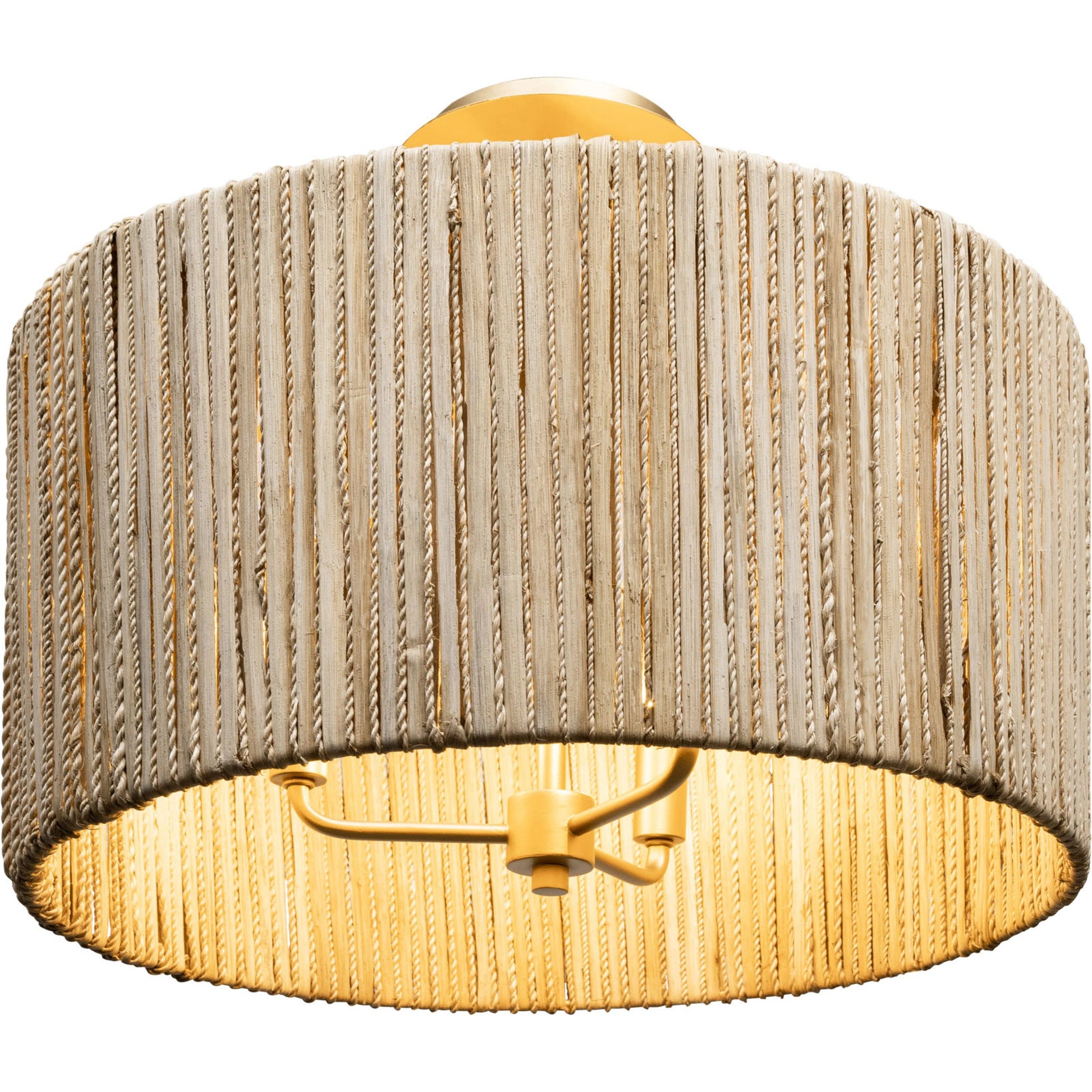 Jacob's Ladder Semi-Flush by Varaluz in french gold. Made from unique in a modern style.